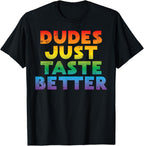 Gay Pride Rainbow Slogan T-Shirt for LGBTQ Support