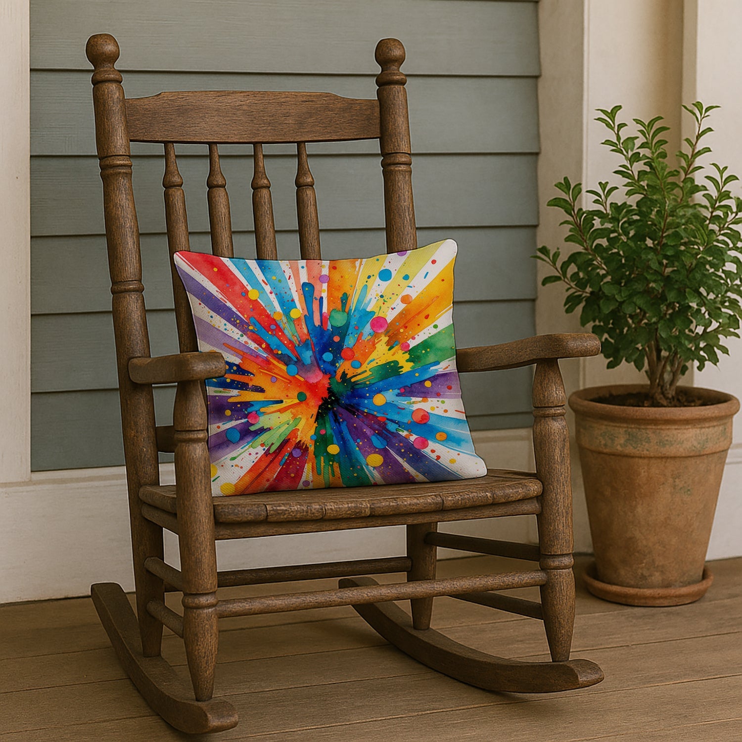 Gay Pride Joy as Resistance Throw Pillow DAC8629PW1818