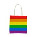 Pride Rainbow Polyester Tote Bag