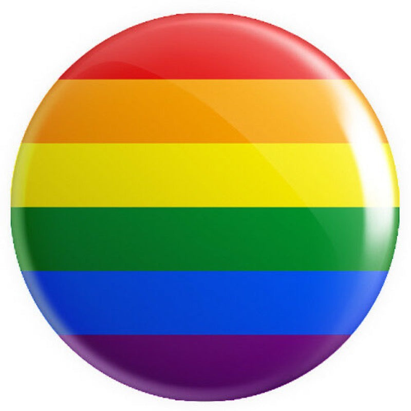 Rainbow Pride Flag Button Badge